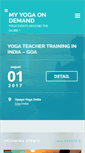 Mobile Screenshot of myyogaondemand.com