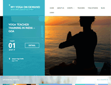 Tablet Screenshot of myyogaondemand.com